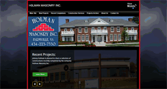 Desktop Screenshot of holmanmasonry.com
